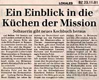 Zeitungsbericht